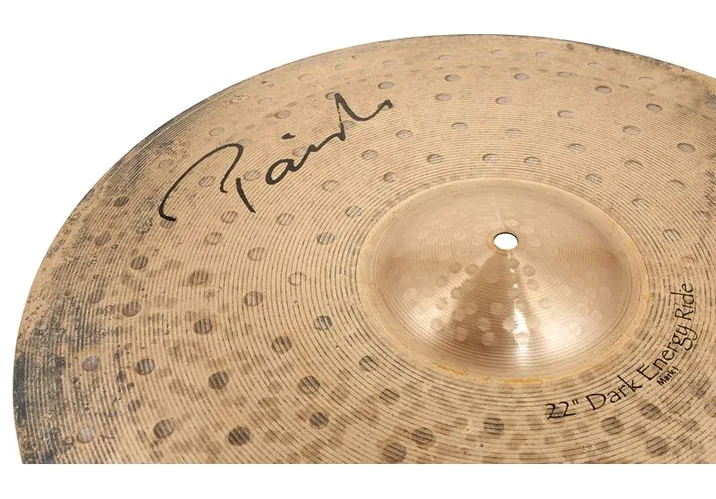 Paiste 22" Signature Dark Energy MK1, su sfondo neutro, photo 3