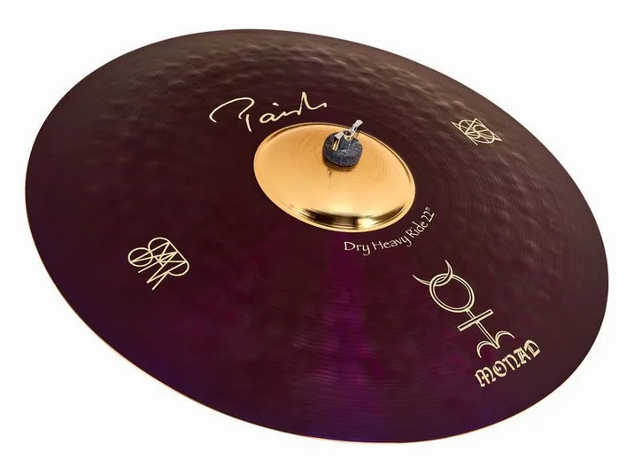Paiste 22" Signature "Monad" Ride, di fronte su sfondo neutro