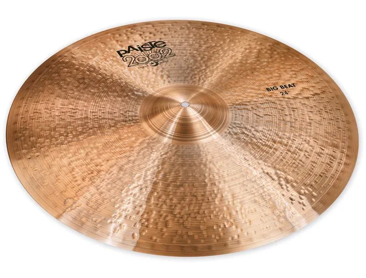 Paiste 24" 2002 Black Big Beat Cymbal, dettaglio frontale
