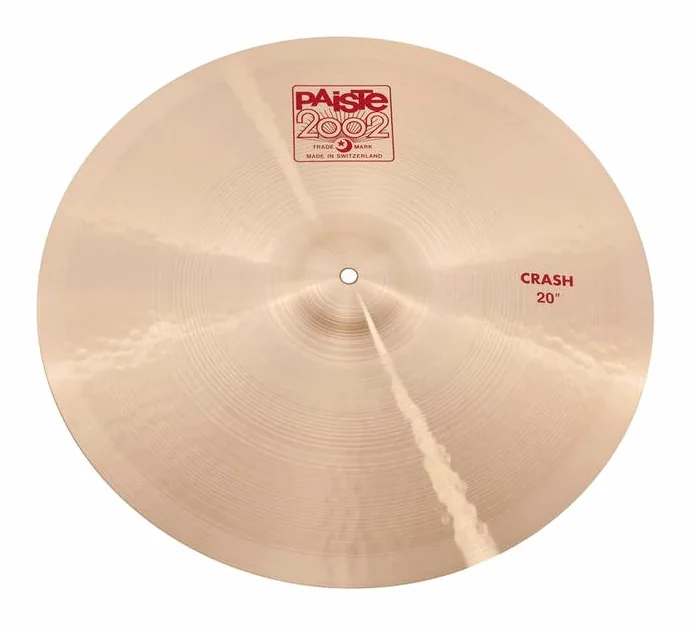 Paiste 2002 Classic 20" Crash, vista dall'alto, photo 2