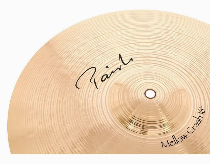 Paiste 16" Signature Mellow Crash, su sfondo neutro, photo 3