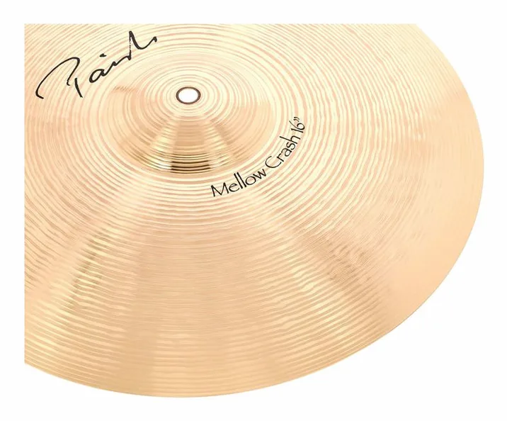 Paiste 16" Signature Mellow Crash, vista di tre quarti, photo 4