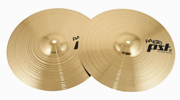 Paiste PST3 13" Hi-Hat, vista di lato, photo 2