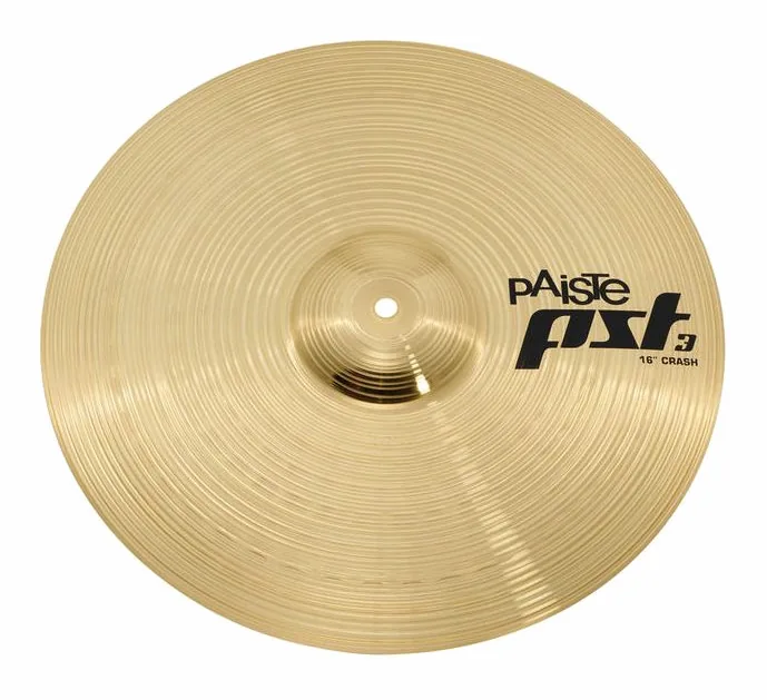 Paiste PST3 16" Crash, su sfondo neutro, photo 2