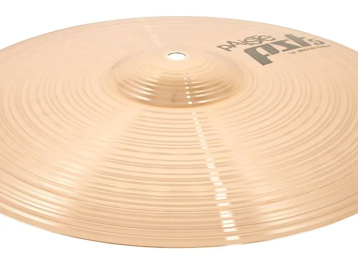 Paiste PST5 14" Medium Crash '14, su sfondo neutro, photo 3