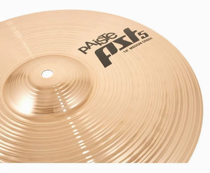 Paiste PST5 14" Medium Crash '14, su sfondo neutro, photo 4