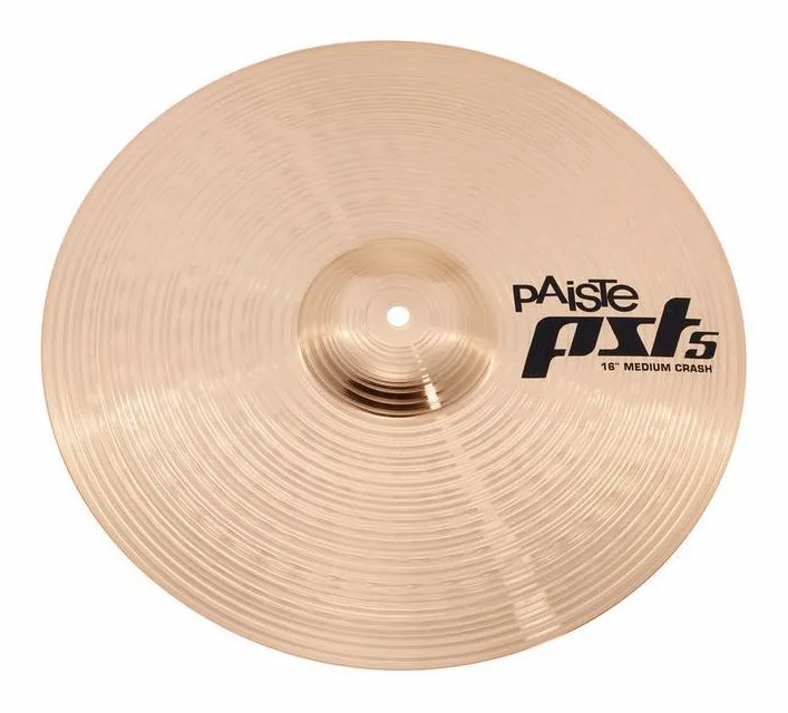 Paiste PST5 16" Medium Crash '14, vista di lato, photo 2