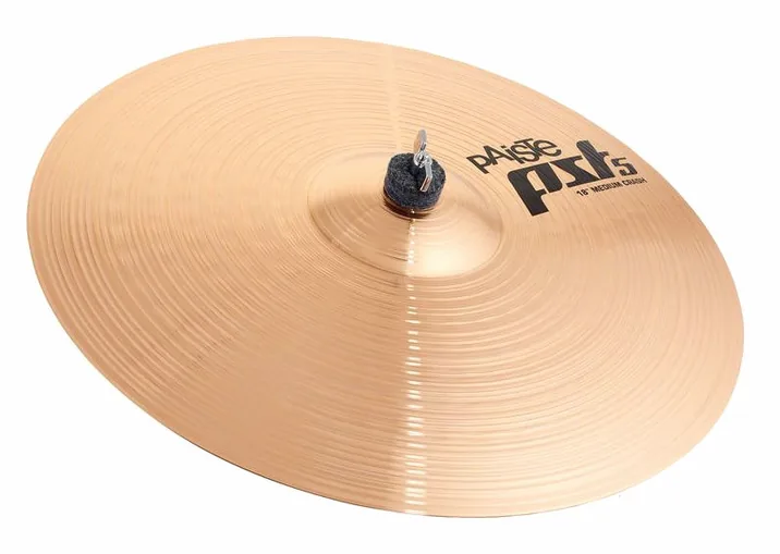 Paiste PST5 18" Medium Crash '14, di fronte su sfondo neutro
