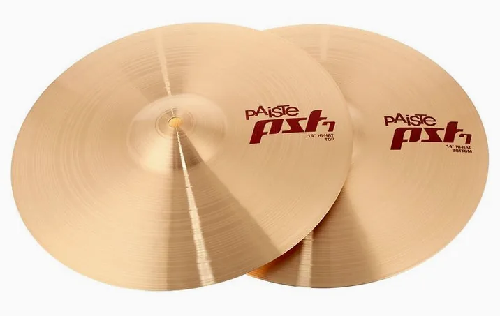 Paiste PST7 14" Hi-Hat, vista dall'alto, photo 2