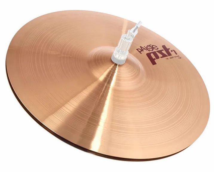 Paiste PST7 14" Light Hi-Hat, su sfondo neutro
