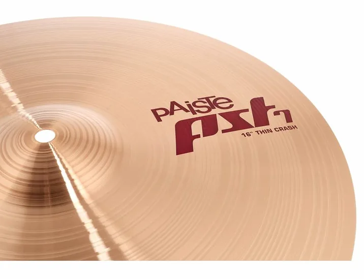 Paiste PST7 16" Thin Crash, dettaglio ravvicinato, photo 3