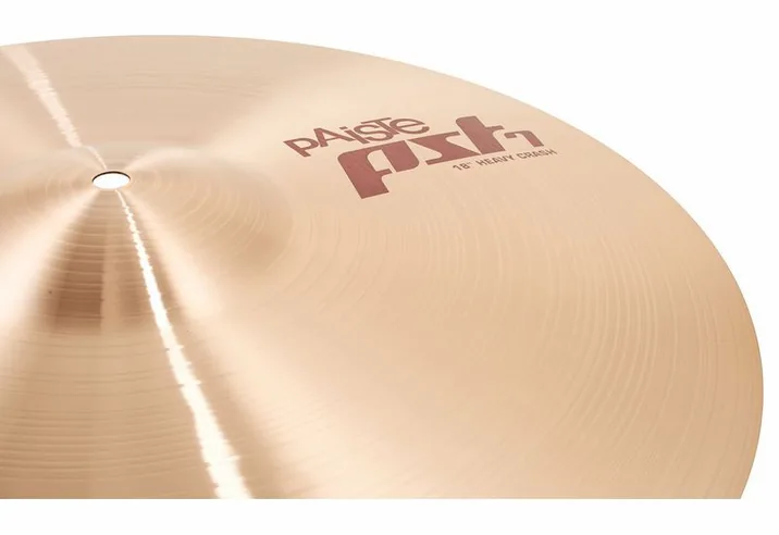 Paiste PST7 18" Heavy Crash, su sfondo neutro, photo 4