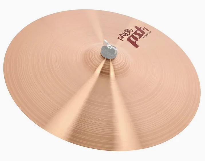 Paiste PST7 18" Thin Crash, di fronte su sfondo neutro