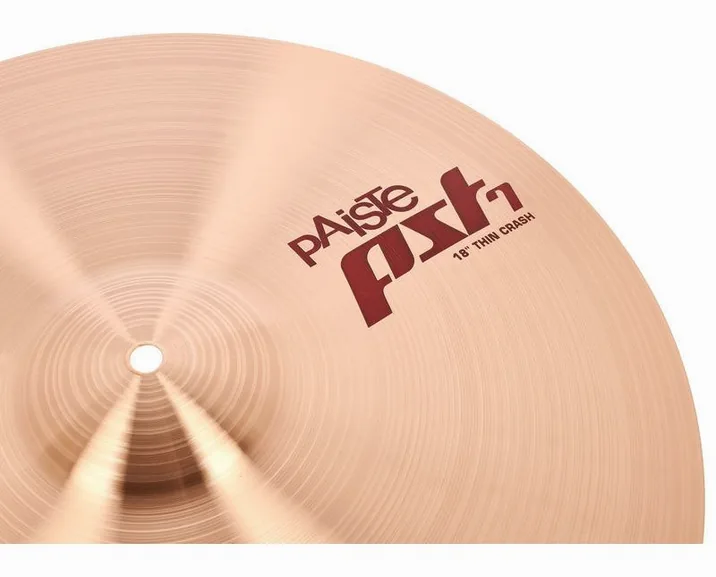 Paiste PST7 18" Thin Crash, vista di tre quarti, photo 3