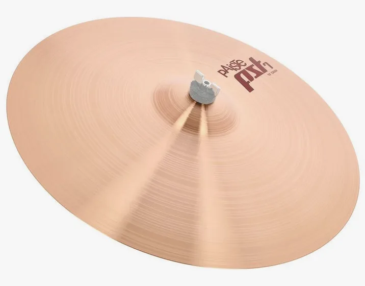 Paiste PST7 19" Crash, di fronte su sfondo neutro