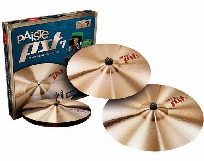 Paiste PST7 Set Rock, di fronte su sfondo neutro