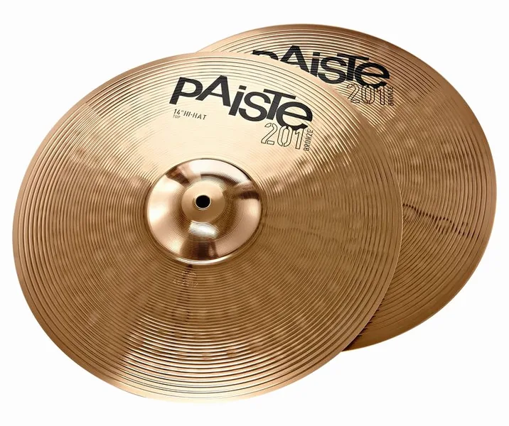 Paiste Set 3 201 14"HH/ 16"C / 20"R, su sfondo neutro, photo 4