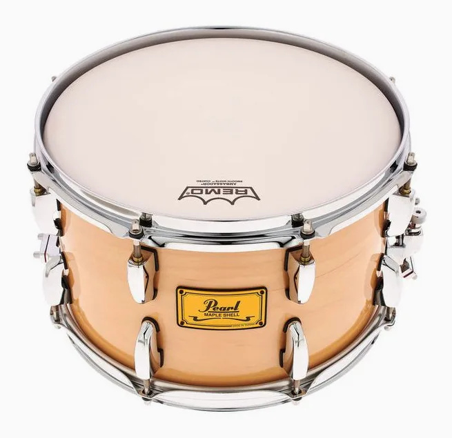 Pearl 12"x7" Piccolo Wooden Snare, vista frontale