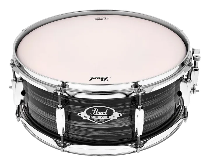 Pearl 14"x5.5" Export SD G. Silver, dettaglio frontale