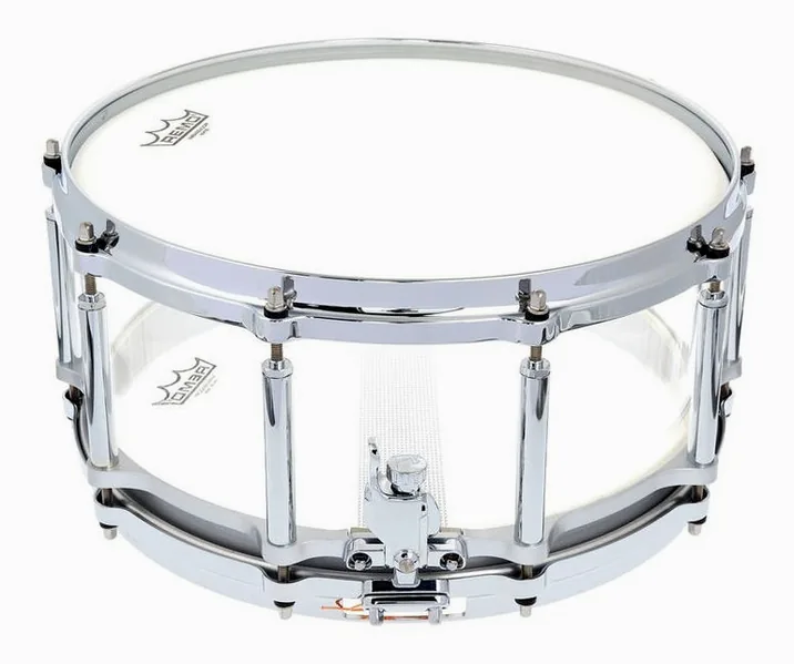 Pearl 14"x6,5" CRB Free Float. Clear, vista di tre quarti, photo 3