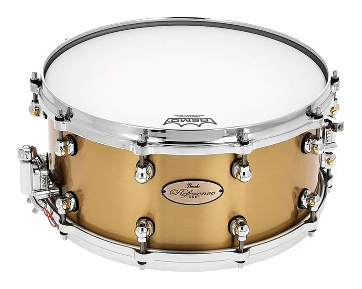 Pearl 14"x6,5" Reference One Brass, vista frontale