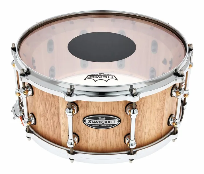 Pearl 14"x6,5" StaveCraft Thai Oak, vista frontale