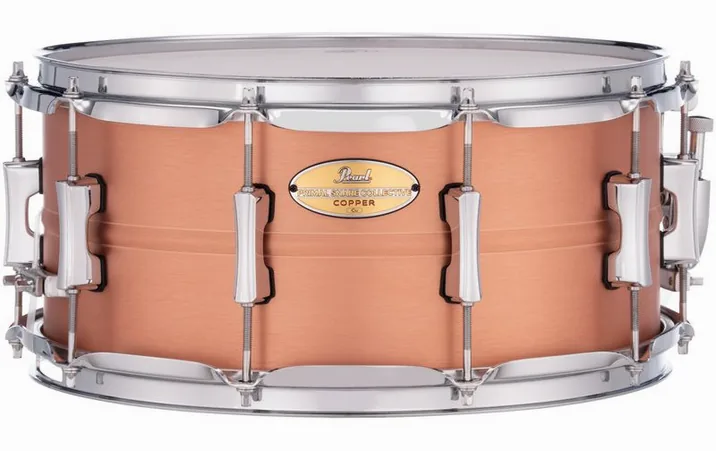 Pearl 14"x6,5" Primal Col. Copper SD, su sfondo neutro