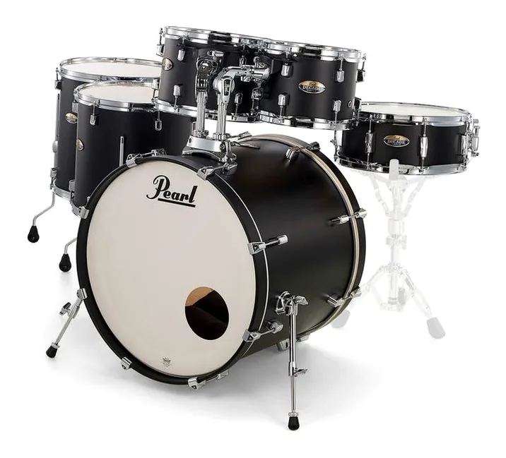 Pearl Decade M. 6pcs Shell Pack S.BK, dettaglio frontale
