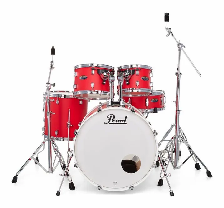 Pearl Decade Maple Studio Racing Red, vista di lato, photo 2