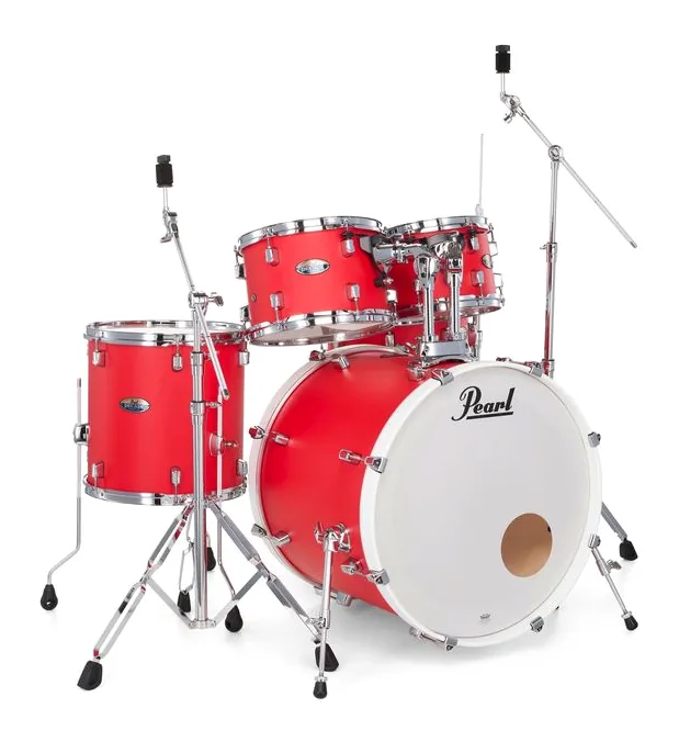 Pearl Decade Maple Studio Racing Red, su sfondo neutro, photo 3