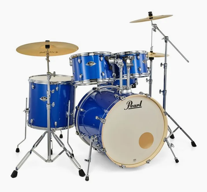 Pearl Export 22" Rock Mid. Blue, vista di lato, photo 3