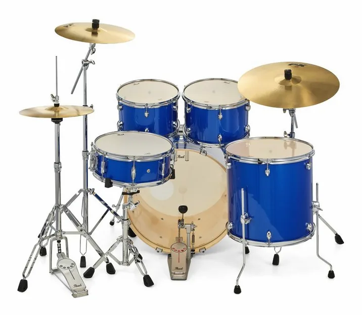 Pearl Export 22" Rock Mid. Blue, vista di lato, photo 4
