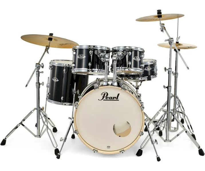 Pearl Export 22" Standard Jet Black, dettaglio frontale