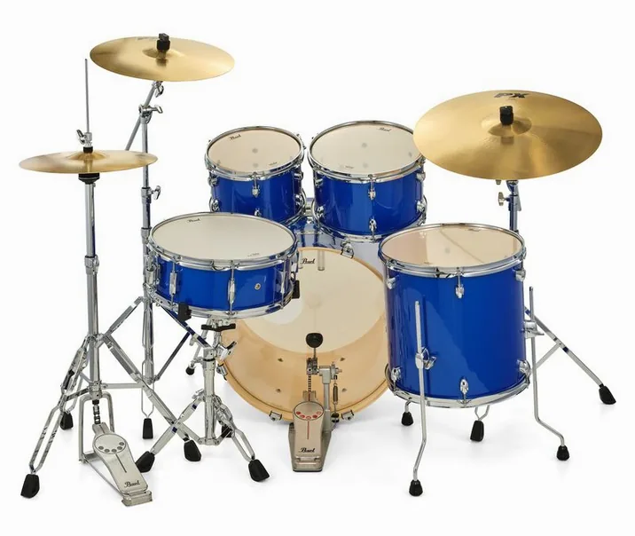 Pearl Export 22" Standard Mid. Blue, vista di tre quarti, photo 4