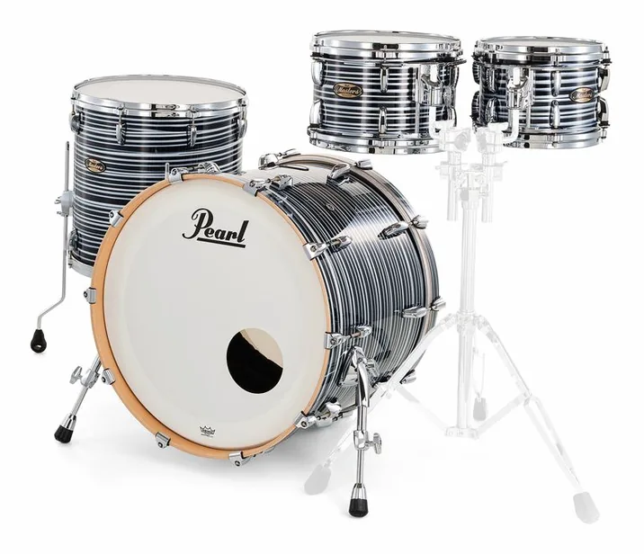 Pearl Masters Maple/Gum 22" 4pc #855, su sfondo neutro