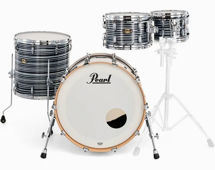 Pearl Masters Maple/Gum 22" 4pc #855, su sfondo neutro, photo 2