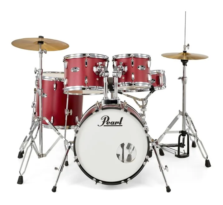 Pearl Roadshow 18" Matte Red, su sfondo neutro, photo 2