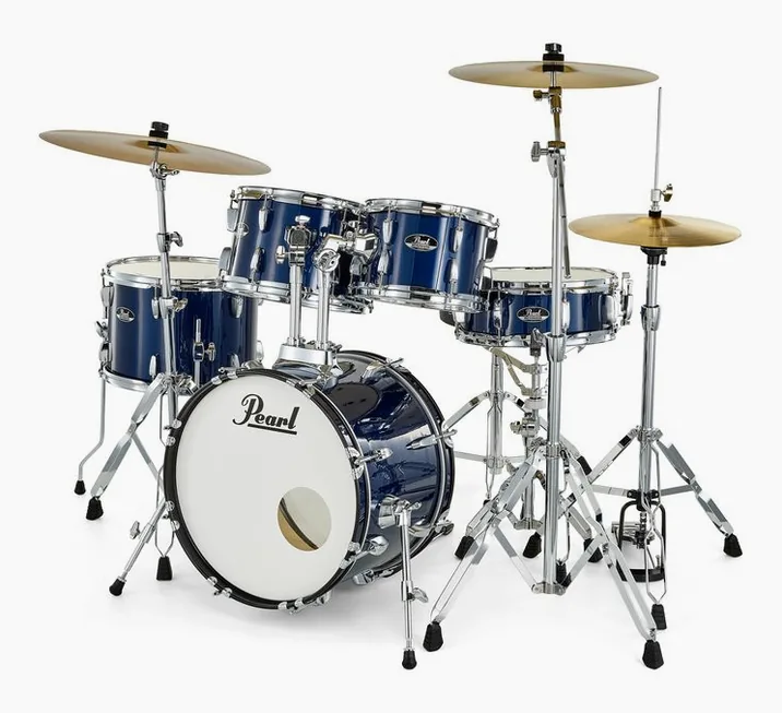 Pearl Roadshow 18" Plus Royal Blue, di fronte su sfondo neutro