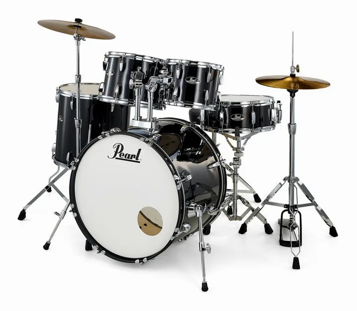 Pearl Roadshow 22" Jet Black, su sfondo neutro, photo 2