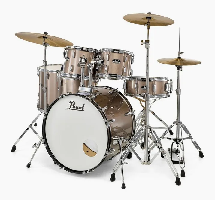 Pearl Roadshow 22" Plus 6pcs Bronze, su sfondo neutro
