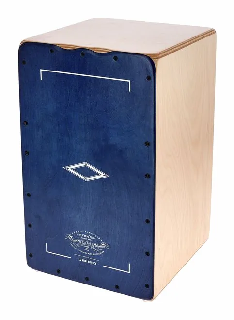 Pepote Jaleo Cajon Blue, di fronte su sfondo neutro