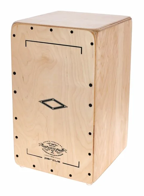 Pepote Percus Cajon, di fronte su sfondo neutro