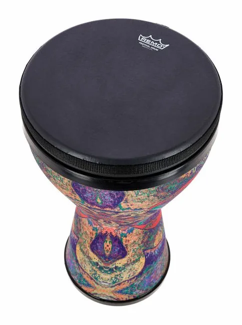 Remo 17,5"x10" Festival Doumbek 65, vista frontale, photo 3