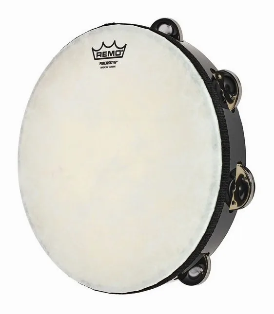 Remo TA-5110-70 Tambourine 10", vista di tre quarti, photo 2