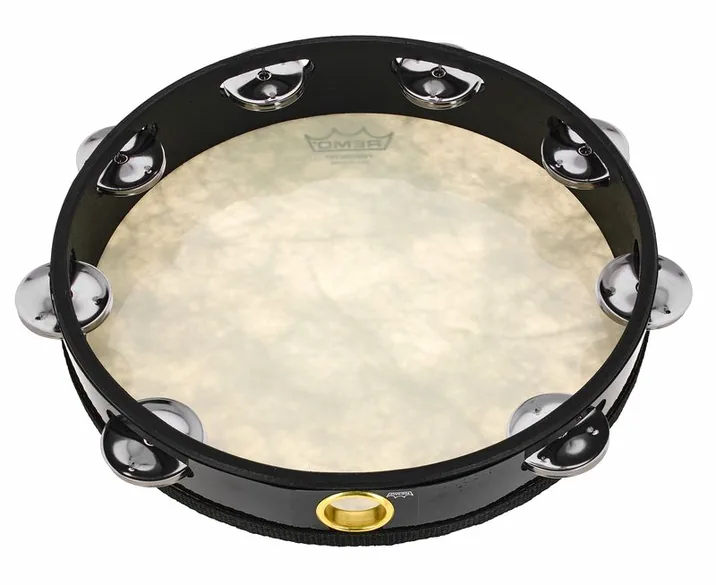 Remo TA-5110-70 Tambourine 10", vista frontale, photo 3