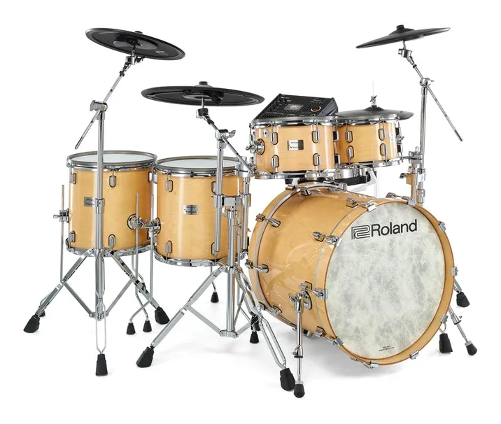 Roland VAD716-GN E-Drum Set, su sfondo neutro, photo 3