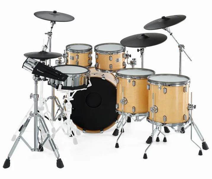Roland VAD716-GN E-Drum Set, vista di lato, photo 4