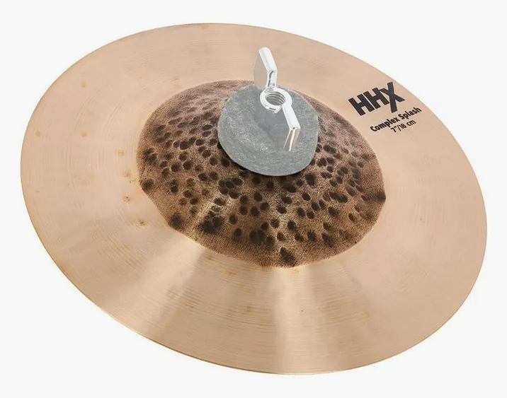 Sabian 07" HHX Complex Splash, di fronte su sfondo neutro
