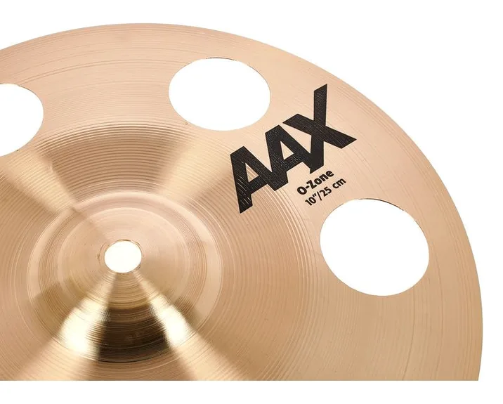 Sabian 10" AAX O-Zone Splash, vista frontale, photo 3