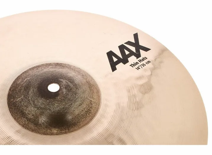 Sabian 14" AAX Thin Hi-Hat, vista dall'alto, photo 4